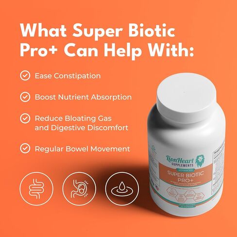 Digestive Enzymes with probiotics and organic prebiotics - Probiotics for constipation relief and ibs - regular bowel movement - reduces gas and bloating in Saudi Arabia