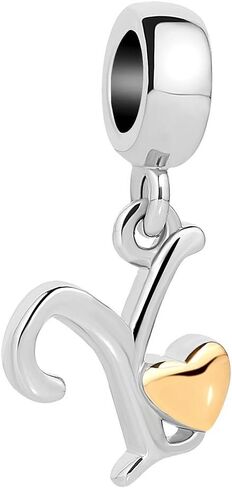 سحر الحروف الأبجدية سحر القلب الذهبي استرخى حبة لسوار in Kuwait