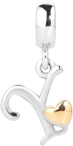 سحر الحروف الأبجدية سحر القلب الذهبي استرخى حبة لسوار in Kuwait