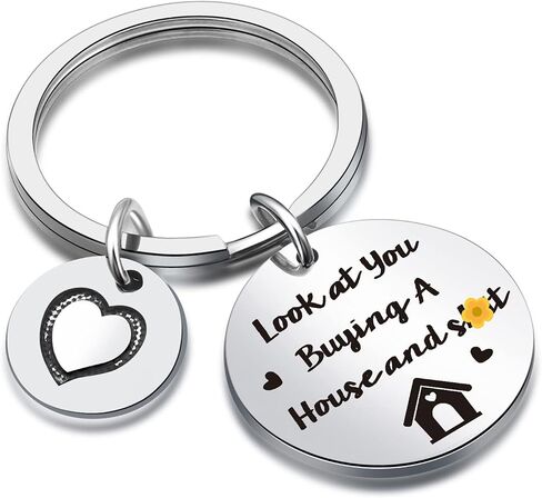 New Home Keyring Moving Home Gift New Home Owners Jewelry Best Friend Jewelry For Girlfriend Gift in Saudi Arabia