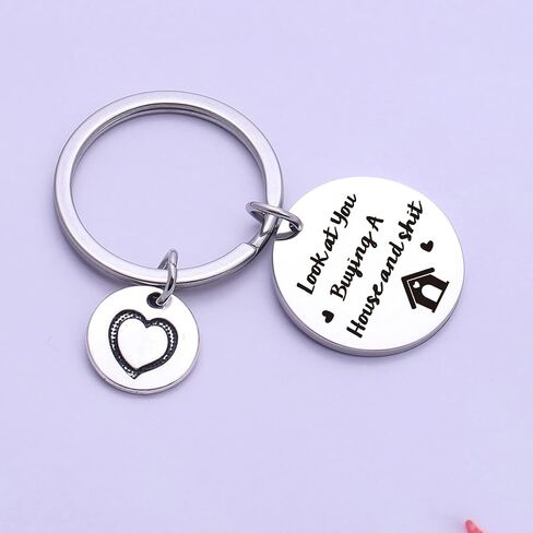 New Home Keyring Moving Home Gift New Home Owners Jewelry Best Friend Jewelry For Girlfriend Gift in Saudi Arabia
