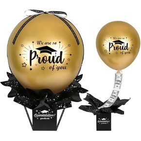 2024 Graduation Pull Money Balloon Box - Creative Graduation Gifts Set Funny Graduation Decorations for College High School Graduates