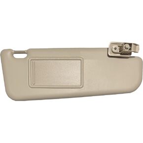 Sun Visor Compatible with Fiat 500 2012-2019 Without Sunroof OE Quality 2M Plastic (Beige Right Passenger)