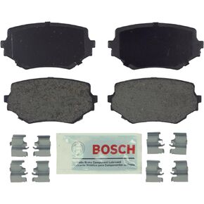 BOSCH BE680H Blue Ceramic Disc Brake Pad Set With Hardware - Compatible With Select Suzuki Grand Vitara, Sidekick, XL-7; FRONT