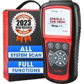 Autel Code Reader Diaglink (DIY Version of MD802) All Systems/Modules Diagnostic for ABS, SRS, Engine, Transmission etc, EPB, Oil Reset
