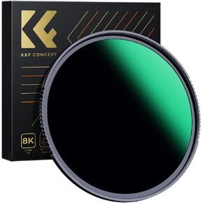 K&F Concept 37mm ND1000 (10-Stop Fixed Neutral Density Filter) ND Lens Filter, 28 Multi-Layer Coatings Waterproof Scratch Resistant Super Slim for Camera Lens (Nano-X Series)