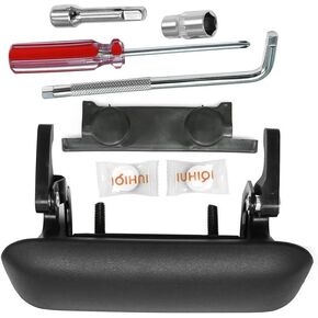 Exterior Rear Tailgate Door Handle Replacement Fit for Ford Ranger 1998-2011 Replace#1L5Z9943400AAA Smooth Black