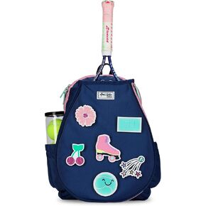 Ame & Lulu Little Patches Tennis Backpack (Retro Vibes)