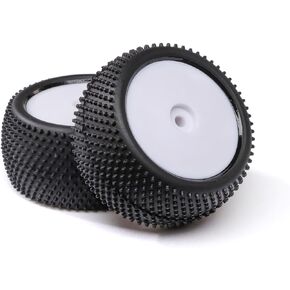 Losi Big Shot Rear Mounted Tires White 2 Mini B LOS41051