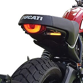 New Rage Cycles Fender Eliminator Kit (with Turn Signals) Compatible with 15-18 Ducati SCRAMFUL
