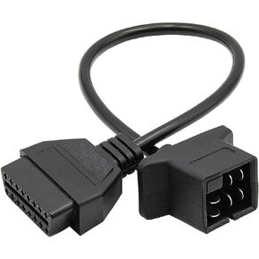 6 Pin to 16 Pins OBD2 Front Diagnostic tool Scanner Convertor Adapter Cable for Jeep Grand Cherokee for Dodge