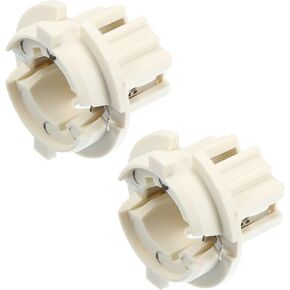 Tail Brake Light Lamp Bulb Socket Holder 63216943036 for BMW 325i 328i E36 1992-1998 Plastic White (Set of 2)