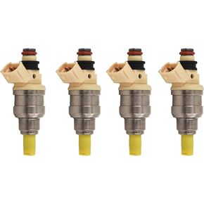 4Pcs Fuel Injectors INP-470 Replacement for 1998 Chevrolet Tracker/Suzuki 1992-1998 Sidekick 1996-1998 X-90/1992-1997 Geo Tracker 1.6L 15710-58B00