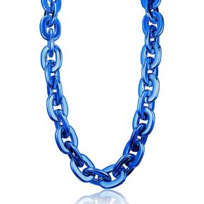 Plastic Jumbo Gold Chain for Costume Accessory, 39.4 Inch/100cm