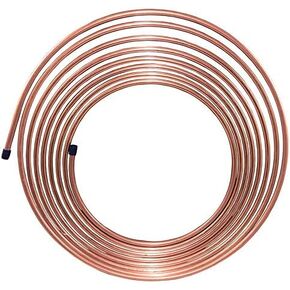 4LIFETIMELINES True Copper-Nickel Alloy Non-Magnetic Brake Line Tubing Coil, 5/16 x 25