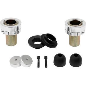 A Pair Coil Over Spacer Front Adjustable Coil Over Spacer System Compatible with Jeep Cherokee XJ, Comanche MJ, Grand Cherokee ZJ, and Wrangler TJ LJ 2 Pack