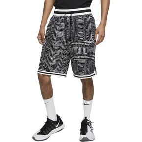 Nike DNA Allover Print Basketball Mens Active Shorts Size L, Color: Black/White