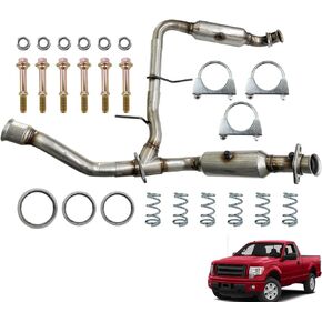 160069 50567 محول حفاز متوافق مع Ford F150 5.0L V8 2011-2014 كلا الجانبين in Kuwait