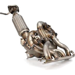 High Flow Front Catalytic Converter with Integrated Exhaust Manifold Kit Direct-Fit Mazda CX-5 CX5 2013 2014 2015 2.0L Replace PE06-20-50XA PE052050X(EPA Compliant)