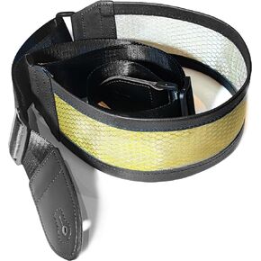Dragon Crystal Mesh Black Gold Guitar Strap Body Strap Longer Wider Breathable Leather Ultra light Ultra thin High strength Suitable For Electric Bass Traditional Guitar Instruments