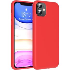 for iPhone 11 Case, Premium Soft Silicone Case, Silky Soft Touch, [Full Body Machine Drop Protection] Scratch Resistant Microfibre Lined Shockproof Case, 6.1 inch (Lavender Purple)