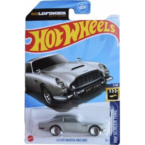 Hot Wheels Aston Martin 1963 DB5, HW Screen Time 7/10 [Silver] 107/250