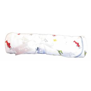 Kissy Kissy - Aviators Print Blanket-One Size White