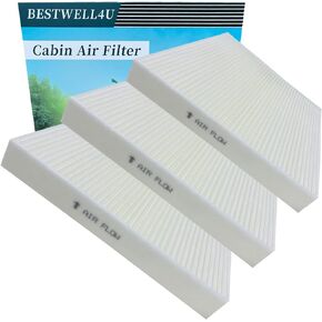 3 Pack White Cabin Air Filter,Replacement for 87139-0E040,87139-0E040,TK48-61-J6X