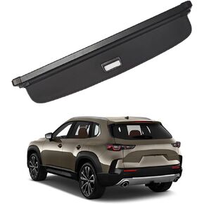 kaungka Protective Cargo Cover Compatible for 2022 2023 2024 Mazda CX-50 CX50 Durable Black Rear Trunk Shield Retractable