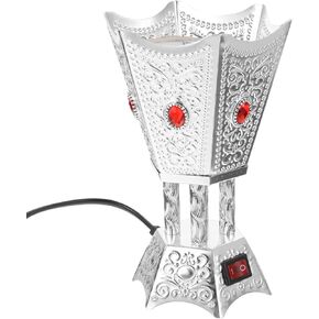 FOMIYES Electric Incense Burner, Middle Eastern Style Incense Burner Portable Censer for Office & Home Decor | Ideal for Yoga, Spa & (Beads Random Color)
