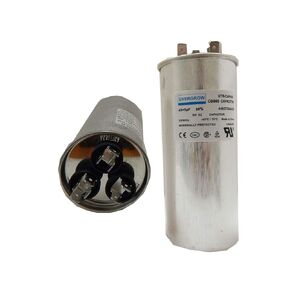 45+5 MFD 45/5 uf 370 or 440 Volt Dual Run Round Capacitor PW-45/5/R for Condenser Straight Cool or Heat Pump Air Conditioner - Guaranteed to Last 5 Years(45+5)
