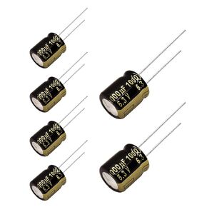 Replacement for 6 pcs Panasonic FM Series Capacitors 6.3V 1000uf Low Impedance