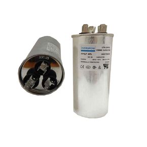 45+5 MFD 45/5 فائق التوهج 370 أو 440 فولت مكثف دائري مزدوج التشغيل PW-45/5/R لمكيف الهواء المكثف المستقيم البارد أو الحراري - مضمون لمدة 5 سنوات (45+5)