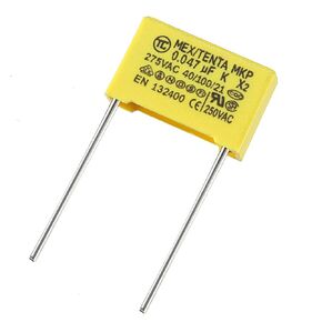 uxcell Safety Capacitors Polypropylene Film 0.047uF 275VAC X2 MKP 13.5mm Pin Pitch 5 Pcs