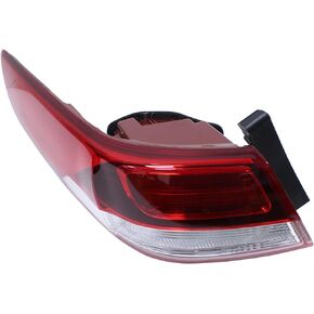 ApplianPar Left Side Outer Tail Light Lamp Assembly for Kia Optima 2016-2020