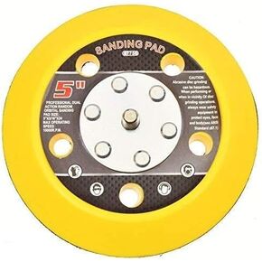 5" Hook & Loop Sanding Pad Air Vacuum Sander Grinder Tools For Grinding Sanding