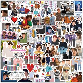 69Pcs Sturniolo Stickers Pack,Aesthetic Vinyl Waterproof Decals for Water Bottle,Laptop,Phone,Skateboard,Scrapbooking,Bumper Gifts for Kids Teens Adults Fans for Party Supply Decor