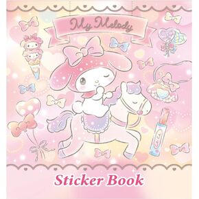 Character Sticker Minibook - Cinnamoroll 24 Unique Stickers, 9.5 x 10.5 cm (3.7 x 4.1 in) - Different Designs, Themes & Settings for Endless Fun - Ideal for Scrapbooking, Decoration & Creative Projects