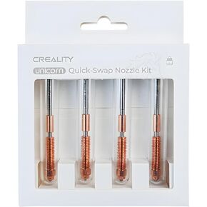 Unicorn Quick-Swap Nozzle Kit, Official Nozzle Kit for Creality K1 Max K1C Ender-3 V3, 0.4mm/0.6mm/0.8mm Nozzle Kits Swift Installation High-Flow Printing Upgraded Material