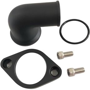 90°Swivel Water Neck Polished Aluminum Compatible For SB BB 327 350 454 396