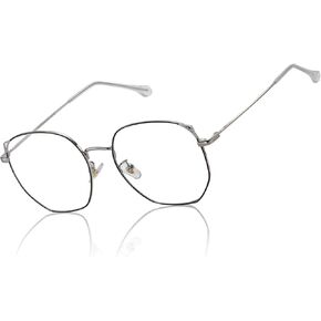 DUCO Blue Light Glasses for Women Men Computer Blue Ray Blocking Glasses Cute Retro Round Eyeglasses Frame 8217