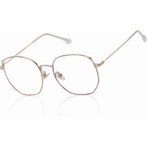 DUCO نظارات الضوء الأزرق للنساء والرجال الكمبيوتر نظارات بلو راي حجب النظارات لطيف الرجعية إطار النظارات المستديرة 8217 in Kuwait