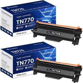TN770 TN-770 Toner Compatible TN770 2-Pack Super High Yield Black Toner Cartridge Replacement for Brother HL-L2370DW HL-L2350DW MFC-L2750DW Printer Toner.
