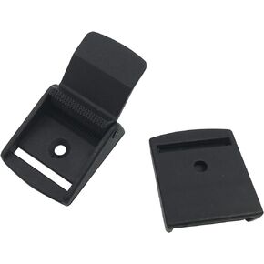 Pack 10 Multi-Size Cam Buckle Webbing Buckle Plastic Adjustable Buckles Toggle Clip (38mm) Q009