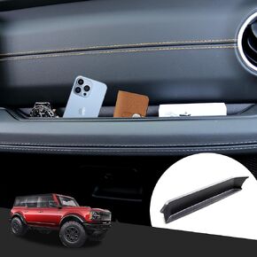 2024 JL Grab Bar Tray for Jeep Wrangler - Passenger Grab Handle Storage Tray Organizers Door Storage Box Customized for 2024 Jeep Wrangler JL 4XE Accessories, 1 Pack, Black