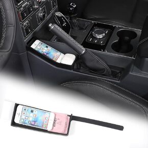 Car Gear Shifter Console Side Storage Box Tray Non-Slip Storage Tray Interior Storage Box Compatible with INEOS Grenadier 2020-2024 Models (Central handbrake Storage Box)