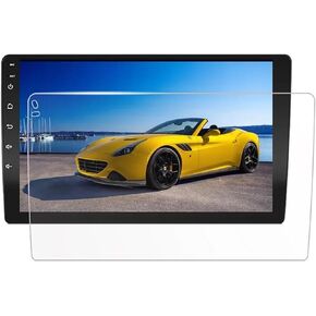 2Pack Tempered Glass Screen Protector for Double Din Android Car Radio Stereo Player Auto GPS Navigation 9 Inch Universal Protective Film for Podofo Teyes Spro CC2 CC2L CC3 2K Head Unit (9 Inch)