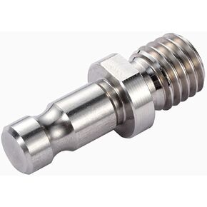 محول AdirPro GPS سريع التحرير - هيكل من الفولاذ المقاوم للصدأ مقاوم للاهتراء مع خيط سفلي أنثى 5/8 × 11 متوافق مع Leica GPS والمزيد in Kuwait