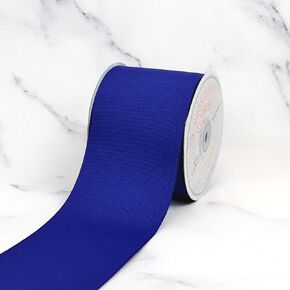 Creative Ideas, 3" Inch Solid Grosgrain Ribbon, 25 Yards, Royal Blue, 25 yd