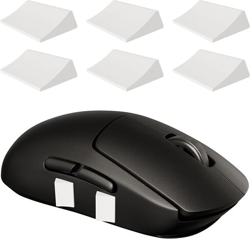 Mouse GRIPZ with Tape - Textured Ergonomic Wedges for PC Gaming Mice for Palm & Claw Grip | Easy to Apply | Strong Adhesive in Saudi Arabia